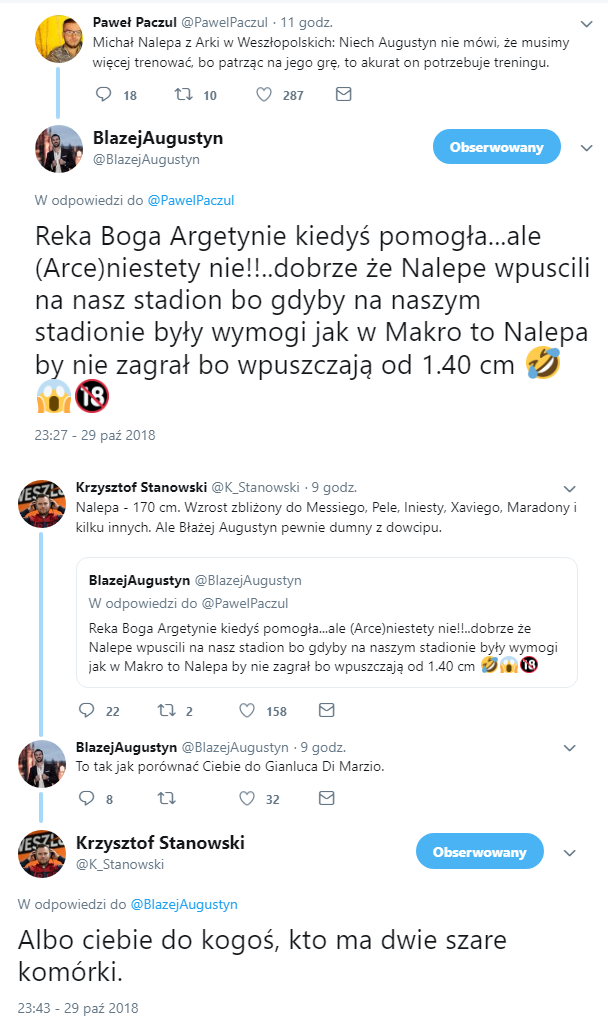 Stanowski ZNOKAUTOWAŁ Augustyna na Twitterze! KO